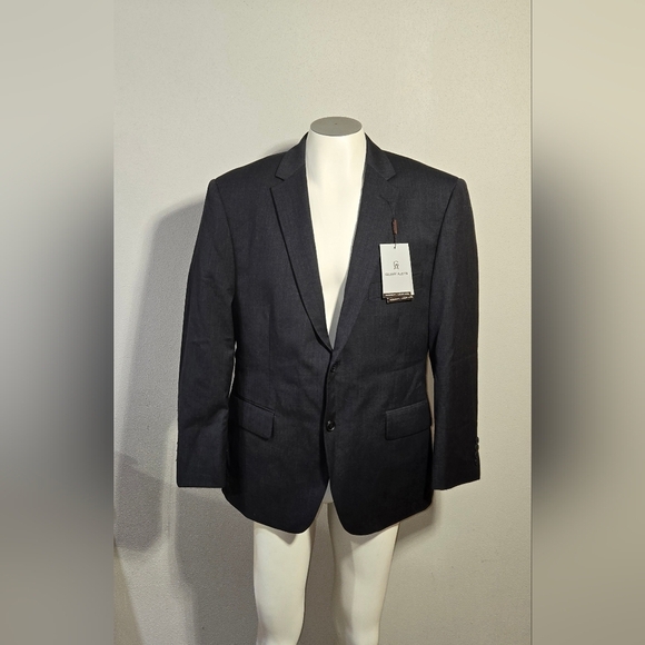 NWT George Austin Men's Gray 100%Wool Blazer Jacket Men's